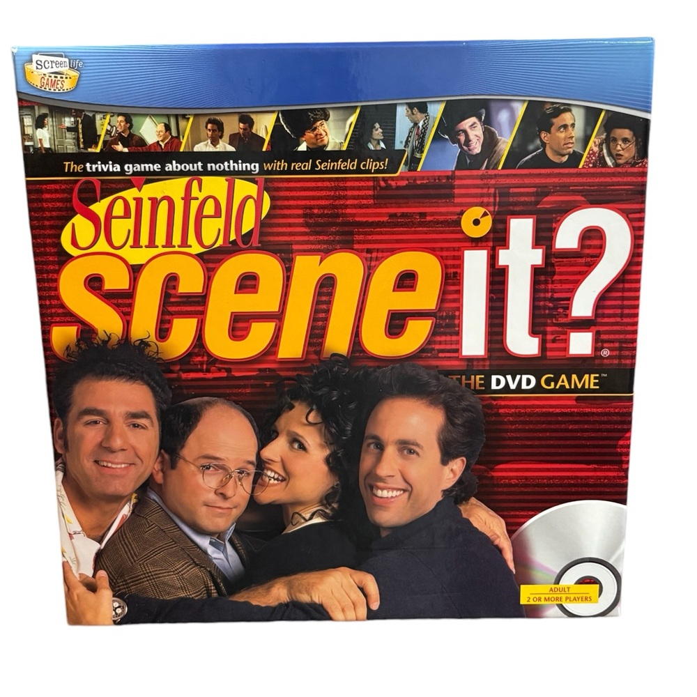 Comedy Tv Show Seinfeld Scene It DVD Board Game